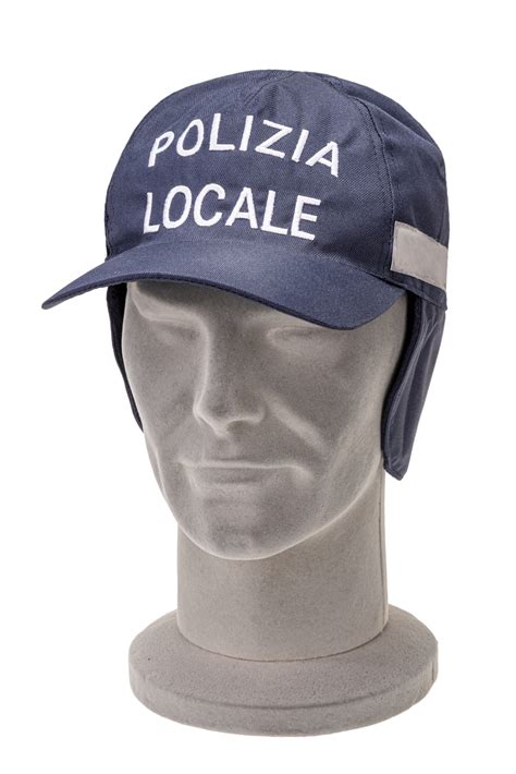 berretto baseball polizia locale